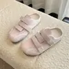 Novo Estilo Roupa de Exterior Sandálias de Verão Estilo Birkenstock com Design Slip-On, Fechamento em Velcro, Couro Sintético, Versátil Estilo Francês 2026