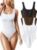 Comercio exterior transfronterizo de Europa y Estados Unidos Amazon AliExpress estación independiente mono ajustado sin mangas con cuello en U para mujer