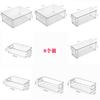 Juego de Cajas de Almacenamiento para Refrigerador, Cajas Organizadoras de Plástico de Grado Alimenticio, Transfronterizo de Amazon, con Tapa, Conservación Fresca, Sellado Doméstico