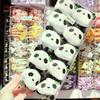 Pinza para el pelo de felpa de panda de dibujos animados linda de moda para otoño, Pinza para el pelo de muñeca animal para niña, Pinza para el pelo de estudiante