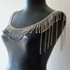 Comercio Exterior Más Vendido Cadena Corporal de Cuerpo Completo Súper Brillante con Diamantes Borla Elegante Cadena de Hombro Estilo Europeo y Americano Accesorios para Vestido de Novia Cadena para el Pecho