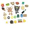 Accesorios de Plástico Blando Serie Tom y Jerry Zapatos con Agujeros para Manualidades Funda para Teléfono Móvil Taza de Agua Parche Decorativo Hecho a Mano para Refrigerador