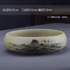 Maceta de flor de hada del agua cerámica cobre Herba hidropónica Torre bambú una hoja loto cuenco loto Herba Lysiana maceta especial sin agujero tamaño grande pequeño