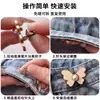 Botón de Mariposa para Cintura Ajustable para Tallas de Pantalones, Hebilla Mágica para Cintura para Apretar la Pretina, Botón Elástico para Fijar la Pretina