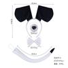 Acessórios de Cabelo para Performance Infantil de Halloween Fantasia Headband de Pug Headwear de Dachshund Fantasia de Festa de Formatura Faixa de Cabelo Fofa