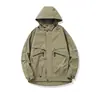 Ropa de Hombre Fengshe / Sudadera con Capucha para Hombre Primavera y Otoño 2026 Nueva Chaqueta Casual para Exteriores Ropa de Trabajo Top de Moda para Hombre