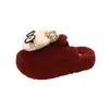 Nuevos Zapatos de Felpa de Dibujos Animados para Invierno 2026, Pantuflas Gruesas de Suela Gruesa Cerradas con Pelo, Pantuflas Casuales Versátiles para Mujer