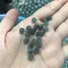 Cuentas de ábaco de jade natural de agua azul hielo con agujero grande, anillo de jade pequeño, pulsera espaciadora, cuentas espaciadoras de joyería antigua DIY