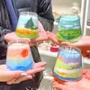 Vela de Areia Colorida para Pintura DIY com Cera Perfumada Vela de Natal