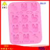 Que el nuevo recomendado 10 incluso conejo Varios figura molde de silicona para pastel chocolate toque molde para galletas aromaterapia horneado