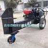 Cuchillo cruzado madera frutal picar inicio potencia diésel divisor de troncos hidráulico divisor de troncos hidráulico cortador de raíces de árboles eléctrico