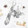 Corbata JK para Mujer Cuadros Japonesa Corbata de Moño Sin Corbata Uniforme Estudiantil Moño Pequeño Genuina Original Genuina Sin Corbata