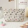 Bolsa de cosméticos estilo nuevo 2026, Bolsa de cosméticos linda de cachorro floral, Bolsa de almacenamiento portátil de gran capacidad, Bolso de mano para exteriores
