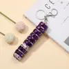 Amazon Vidrio Avanzado Diamante Creativo Botella de Perfume para Niña 10ml Llavero Portátil con Colgante para Llavero