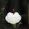 Colgante Pixiu de Jade Afgano, Colgante Buda Guanyin de Jade Blanco, Colgante de Jade Candado de Paz, Adorno de Jade Hoja Ruyi, Oferta Especial de Transmisión en Vivo