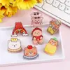 Clipes de Urso Foca Clip para Notas Clip de PP Desenho Animado Fofo Estudante Multifuncional Clip Vertical para Provas Clip de Encaixe Personalizável