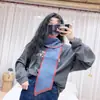 Otoño e invierno Nueva moda coreana bufanda de lana elástica tejida cálida versátil bufanda retro para estudiantes bufanda de invierno