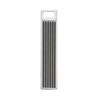 Fábrica fuente mayoreo 2.8MM agujero profundo lápiz para carpintería repuesto mina color negro mina de lápiz 6/caja embalaje