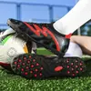 Zapatos de Fútbol Césped Artificial Campo Tacos Zapatos de Entrenamiento de Fútbol Niños Antideslizantes Clavos Largos y Cortos Zapatos Profesionales para Partido y Entrenamiento