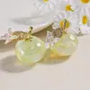 Accesorios para Colgantes DIY Colgante Pequeño Naranja Cadena Hecha a Mano para Teléfono Móvil Cadena de Bolso Pendientes Pulsera Materiales para Joyería