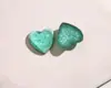 Zhen Tu Forma de Corazón Retro Transparente Lámina Plateada Parche de Corazón Accesorios de Resina para Manualidades Aretes Pasadores para el Cabello Fundas para Teléfono Materiales