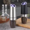 Molino de Pimienta Premium con Sensor de Gravedad, Molinillo Eléctrico de Especias para Cocina, Molinillo de Pimienta y Sal Marina al por Mayor