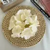 Boda 18 cm 27 piezas de cabeza de flor de hortensia flor artificial auditorio de bodas techo arreglo floral de boda fila de flores Camino de pared Flor guía de pared