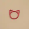 Directamente del fabricante: Broches de Dibujos Animados de Aleación con Forma de Oreja de Gato de Colores, Herramientas de Tejido DIY, Anillas Cerradas, 9 Colores Disponibles