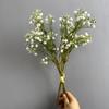 Gipsofila Simulada, Decoração de Casamento, Buquê de Mão, Cabo de Borracha Macia, Gipsofila, Flor Artificial de Plástico Atacado