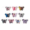 Círculo Duplo Colorido Esmaltado Estampa Animal Borboleta Acessórios de Joia DIY Pingente de Liga Corrente de Celular Chaveiro Charme