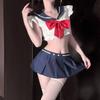 Popular Conjunto Íntimo Sexy Puro Deseo Uniforme Tentación Transparente Sexy Pijama Puro Deseo Cos Coqueteo Divertido Qqny