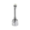 Grifo de Cocina a Prueba de Salpicaduras con Potenciador de Presión, Aireador Universal, Tubo de Extensión de Acero Inoxidable y Boquilla Potenciadora de Presión