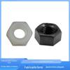 Porca de parafuso de plástico fonte fábrica atacado porca de plástico isolada resistente ao desgaste PC nylon porca hexagonal métrica