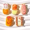 Delicioso Pan con Temática de Dibujos Animados Accesorios de Pegamento Cremoso Materiales Creativos para Fundas de Teléfono Piezas de Resina Joyería DIY Pinzas para el Cabello
