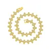 Amazon Nuevo Estilo Parche Cruzado Completo Diamante Cadena Cubana HIPHOP Joyería Hip Hop Nuevo Stock