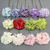 Anna Hortensia Estampado de Seda Hortensia Salón de Bodas Decoración de Pared de Flores Arreglo Floral Flores de Seda Accesorios para Fotografía de Bodas Flores Artificiales