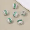Cuentas de Barril de Circonita Chapadas en Oro de 18 Quilates Cuentas de la Fortuna Cuentas Espaciadoras de Hamburguesa Collar Pulsera Colgante DIY Joyería Pequeña Venta al por Mayor