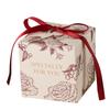 Nueva Caja de Dulces para Boda Creativa Simple Estilo Occidental Caja de Azúcar Caja de Dulces para Boda Roja Xiaohongshu Mismo Estilo Caja para Boda Caja de Regalo de Devolución