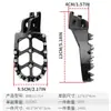 MagaziOj-714 Accesorios para Motocicleta Aleación de Aluminio Pedales Traseros Modificados Personalizables CNC