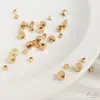 Cuentas Facetadas de Color Duradero Rellenas de Oro de 14 Quilates Corte poligonal Cuentas Sueltas Cuentas espaciadoras Materiales para Hacer Bisutería Hecha a Mano DIY Accesorios de Joyería