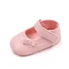 Zapatos de Cuero Blancos para Bebé Suela Suave Boca Baja de una Sola Capa Zapatos Elegantes de Princesa para Niñas Zapatos para Niños Pequeños 2777