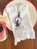 Correa de reloj de metal con estampado de gato de dibujos animados, compatible con Apple Watch Series 12, 11, 10 SE y Ultra
