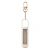 Estuche de silicona para perfume y brillo de labios transfronterizo con llavero, estuche de silicona portátil para labiales para uso en exteriores, accesorio para llaves, estuche para botella de perfume
