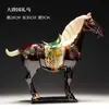 Envío Gratis Caballo Tang Sancai Caballo de Cerámica Adornos de Caballo Seis Caballos Decoración para el Hogar Sala de Estar Artesanía Regalo Adornos para Gabinete de Vino Pasillo