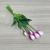 Flores de Tulipán Artificiales de Alta Gama Hechas de Material de PVC Suave con Tacto Realista, Adecuadas para la Decoración de Salas de Estar, Hoteles y Clubes, Directamente del Fabricante