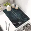 Tapete Drenante de Cozinha Mais Vendido da Temu, Tapete Absorvente de Água Resistente a Altas Temperaturas, Tapete Secador de Louças, Porta-Copo, Jogo Americano de Terra de Diatomáceas