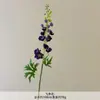Flor Simulada Delphinium Flocada Flor Grande Azul Jacinto Boda Decoración de Boda Accesorios para Sesión de Fotos Venta al por Mayor