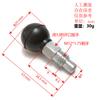M12 * 1.75 dentes mini trava elástica acessórios de posicionamento para equipamentos de ginástica trava de limite trava de ajuste