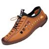 Zapatos Casuales Huecos de PU para Hombre, Transpirables de Suela Blanda para Exteriores y Playa, Zuecos de Suela de Goma, Sandalias, Zapatos para Hombre Directo de Fábrica