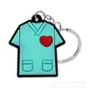 Llavero de PVC Blando para Enfermera Médica Transfronteriza, Decoración para Ropa, Llavero, Decoración Colgante, Colgante para Bolso, Llavero